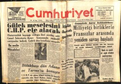 Cumhuriyet Gazetesi 22 Mayıs 1961 - Gülek Meselesini CHP Ele Alacak GZ103127 - 1