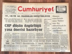 Cumhuriyet Gazetesi 22 Mayıs 1974 GZ241 - 1