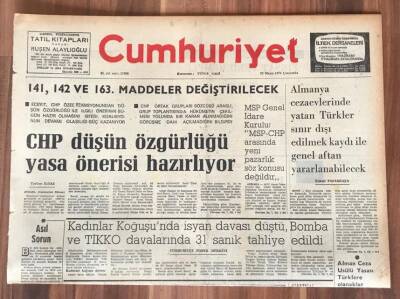 Cumhuriyet Gazetesi 22 Mayıs 1974 GZ241 - 1