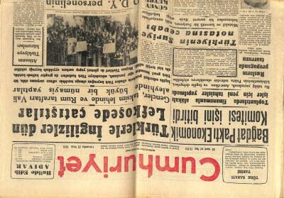 Cumhuriyet Gazetesi 22 Ocak 1958 - Türklerle İngilizler Lefkoşe de Çatıştılar GZ78041 - 1