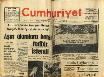 Cumhuriyet Gazetesi 22 Ocak 1970 - Cerrahpaşa da Açık Kalp Ameliyatı Yapmaya Hazır GZ80411 - 1