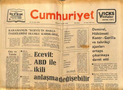 Cumhuriyet Gazetesi - 22 Ocak 1978 - MSP Erbakan İçin Yasa Değişikliği Önerecek GZ99420 - 1