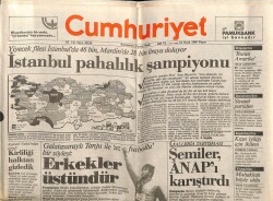 Cumhuriyet Gazetesi 22 Ocak 1989 - Galatasaraylı Tanju Çolak İle Söyleşi GZ61213 - 1