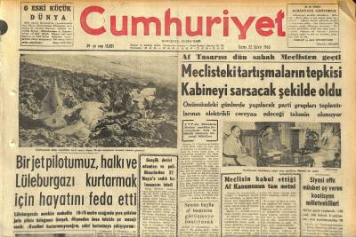 Cumhuriyet Gazetesi 22 Şubat 1963 - Kavel Fabrikası Olayları İle İlgili Olarak 23 İşçinin Duruşmasına Başlandı GZ120599 - 1