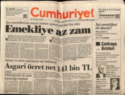 Cumhuriyet Gazetesi 22 Temmuz 1989 - İlhan Selçuka Ödül GZ65136 - 2