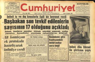 Cumhuriyet Gazetesi 23 Ağustos 1963 - Prenses Süreyya Yurdun Muhtelif Yerlerinden Davet Telgrafları Alıyor GZ120757 - 1