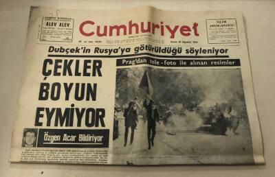 Cumhuriyet Gazetesi 23 Ağustos 1968 GZ880 - 1