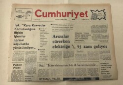 Cumhuriyet Gazetesi 23 Ağustos 1977 GZ1369 - 1