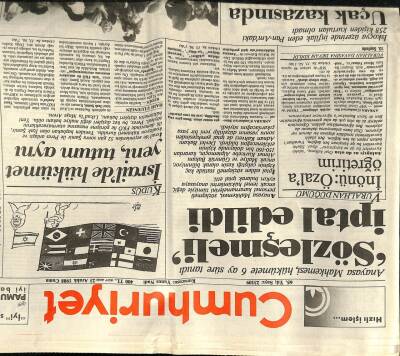 Cumhuriyet Gazetesi 23 Aralık 1988 - Doğum Günü Hediyesi GZ56924 - 1