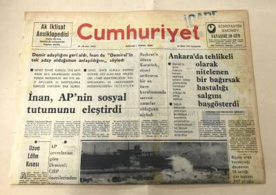 Cumhuriyet Gazetesi 23 Ekim 1974 GZ1545 - 2
