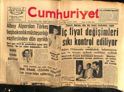 Cumhuriyet Gazetesi 23 Eylül 1960 - Alparslan Türkeş Vazifesinden Dün Ayrıldı GZ103201 - 1