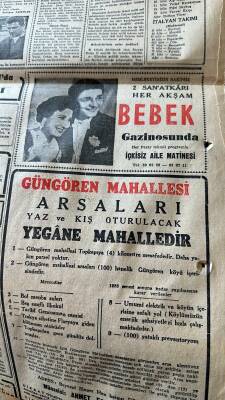 Cumhuriyet Gazetesi 23 Haziran 1956 - Egede 54 Tacir Ve Esnafa Karşı Takibata Geçildi - Bebek Gazinosu Zeki Müren Reklamı GZ119807 - 2