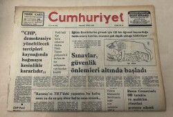Cumhuriyet Gazetesi 23 Kasım 1976 GZ1098 - 1