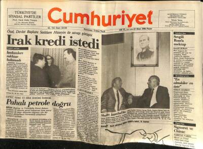 Cumhuriyet Gazetesi 23 Mart 1986 - Doğum Günü Hediyesi GZ56875 - 1