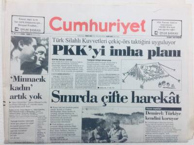 Cumhuriyet Gazetesi - 23 Mart 1995 - Pkkyı İmha Planı GZ41849 - 1