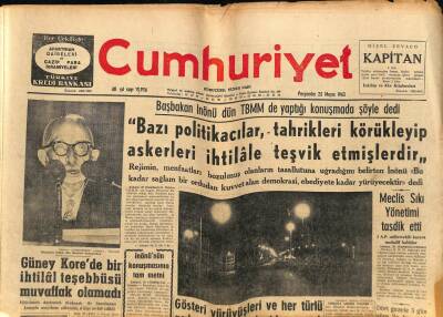 Cumhuriyet Gazetesi 23 Mayıs 1963 - Rusya Türkiyeye Bir Nota Gönderdi GZ81340 - 1