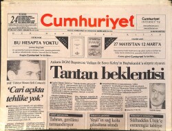 Cumhuriyet Gazetesi 23 Mayıs 2000 - Ankara'da Putin Kaygısı - Hagi'ye Servet Ödendi GZ2573 - Gökçekoleksiyon