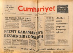 Cumhuriyet Gazetesi 23 Ocak 1978 - Ecevit Karamanlise Resmen Zirve Önerdi GZ70077 - 1