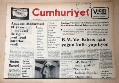 Cumhuriyet Gazetesi 23 Şubat 1975 GZ168 - 2