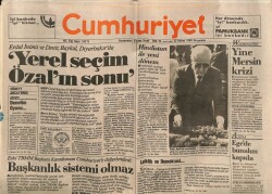 Cumhuriyet Gazetesi 23 Şubat 1989 - Erdal İnönü Ve Deniz Baykal , Diyarbakırda GZ62309 - 1