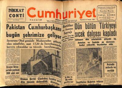 Cumhuriyet Gazetesi 23 Temmuz 1956 - İngilizler Kıbrısa Tekrar Takviye Gönderdiler GZ78132 - 1
