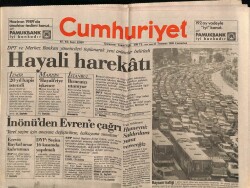Cumhuriyet Gazetesi 23 Temmuz 1988 - İnönüden Evrene Çağrı GZ62409 - 1