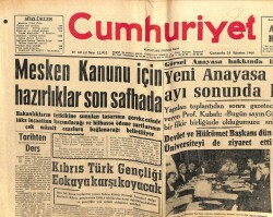 Cumhuriyet Gazetesi 24 Ağustos 1960 - Yeni Anayasa Eylül Sonuna Hazır GZ103085 - 2