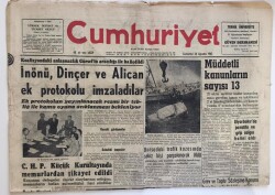 Cumhuriyet Gazetesi 24 Ağustos 1963-Grev Ve Toplu Sözleşme Kanunu Bugün Yürürlüğe Giriyor GZ6113 - 1