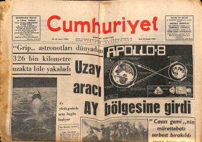 Cumhuriyet Gazetesi 24 Aralık 1968 - İETT Kaçak Yolculardan 2 Misli Ücret Alacak GZ85102 - 1