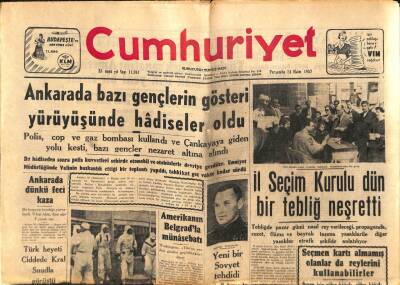 Cumhuriyet Gazetesi 24 Ekim 1957 - Adana Şeker Fabrikasının Temeli Dün Atıldı GZ85395 - 1