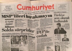 Cumhuriyet Gazetesi 24 Ekim 1987 - Türkiye Yem Olarak Kullanıldı GZ62219 - 1
