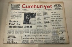 Cumhuriyet Gazetesi 24 Eylül 1975 GZ1638 - 1