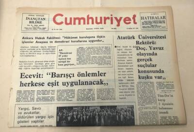 Cumhuriyet Gazetesi 24 Haziran 1977 GZ1309 - 2