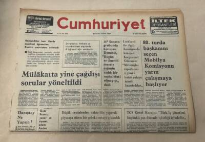 Cumhuriyet Gazetesi 24 Kasım 1976 GZ1099 - 2