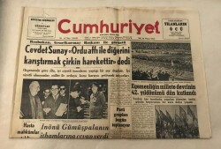 Cumhuriyet Gazetesi 24 Nisan 1962 GZ1008 - 2