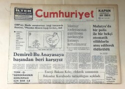 Cumhuriyet Gazetesi 24 Ocak 1976 GZ502 - 1