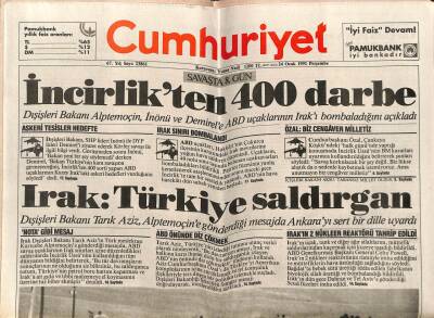 Cumhuriyet Gazetesi 24 Ocak 1991 - Doğum Günü Hediyesi GZ55535 - 1
