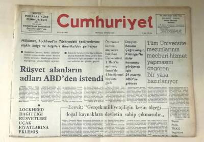 Cumhuriyet Gazetesi 24 Şubat 1976 GZ471 - 1
