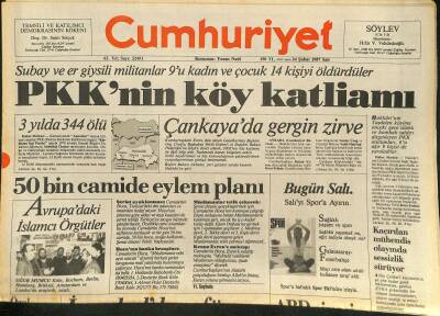 Cumhuriyet Gazetesi 24 Şubat 1987 - Kayhan Şimdi Gerçek Fenerbahçeliyim - Pariste Terör Korkusu GZ127211 - 1