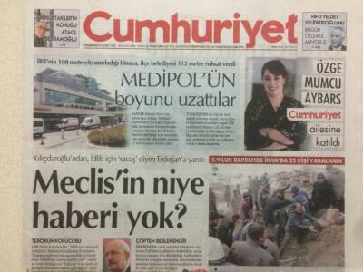 Cumhuriyet Gazetesi 24 Şubat 2020 - Kılıçdaroğlundan İdlib İçin Savaş Diyen Erdoğana YanıtMeclisin Niye Haberi Yok? GZ50361 - 1