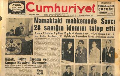 Cumhuriyet Gazetesi 24 Temmuz 1963 - Necdet Elmasın Kaçırılma Olayı İle İlgili Olarak Savcılığın Açıklaması GZ120691 - 1