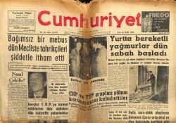 Cumhuriyet Gazetesi 25 Eylül 1962 - İnönü 79 Yaşında GZ103036 - 2