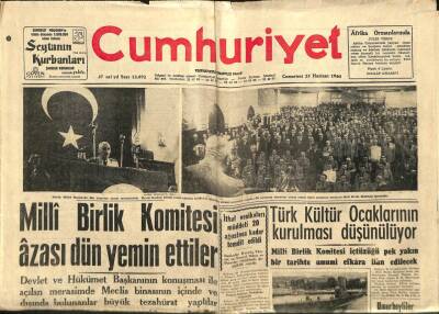 Cumhuriyet Gazetesi 25 Haziran 1960 - Türk Kültür Ocaklarının Kurulması Bekleniyor GZ93002 - 1