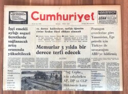 Cumhuriyet Gazetesi 25 Mayıs 1974 GZ238 - 2