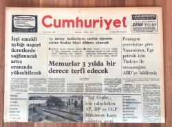Cumhuriyet Gazetesi 25 Mayıs 1974 GZ238 - 1