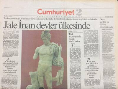 Cumhuriyet Gazetesi 25 Mayıs 1993 Antik Dünyanın Görkemli KentiPerge GZ30972 - 1