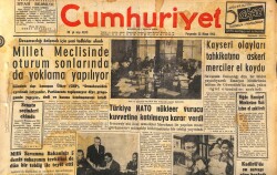 Cumhuriyet Gazetesi 25 Nisan 1963 - 4000 Klm. Uzağa Polaris Füzesi Atacak Denizaltı Hizmete Girdi - Kadirlide Su Savaşı Yine Başladı GZ120490 - Gökçekoleksiyon