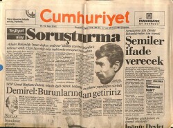 Cumhuriyet Gazetesi 25 Ocak 1989 - 35 Milyarlık Vurgun Planı GZ62270 - 1