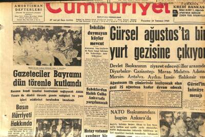 Cumhuriyet Gazetesi 25 Temmuz 1960 - İnkılabı Duymayan Köyler Mevcut GZ110029 - 1