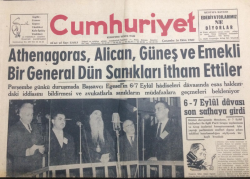 Cumhuriyet Gazetesi 26 Ekim 1960 - 6-7 Eylül Davası Son Safhaya Girdi - GZ12058 - 1